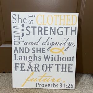 Bible verse painting